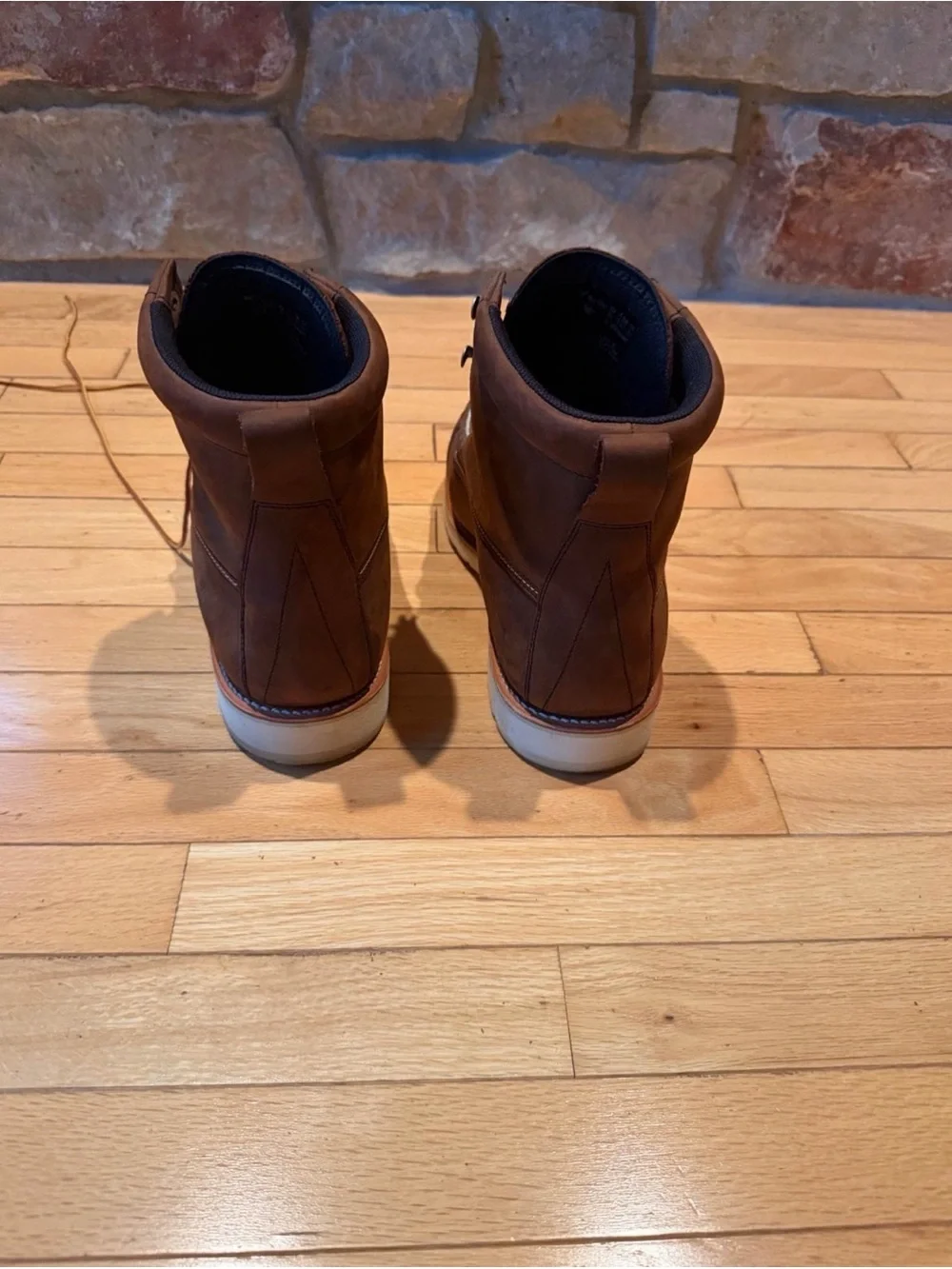 Irish Setter Brown Leather Moc Toe Work Boots
